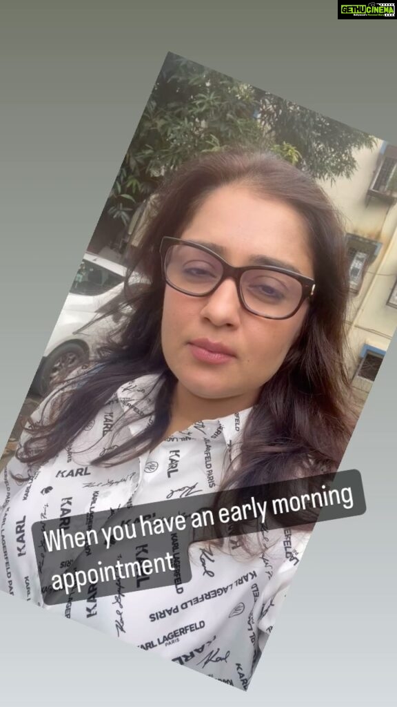 Nikita Thukral Instagram - When you have an early morning appointment and your face is still swollen and sleepy becoz of jet lag from America can any one relate to this. #women #love #gratitude #blessed #actresslife