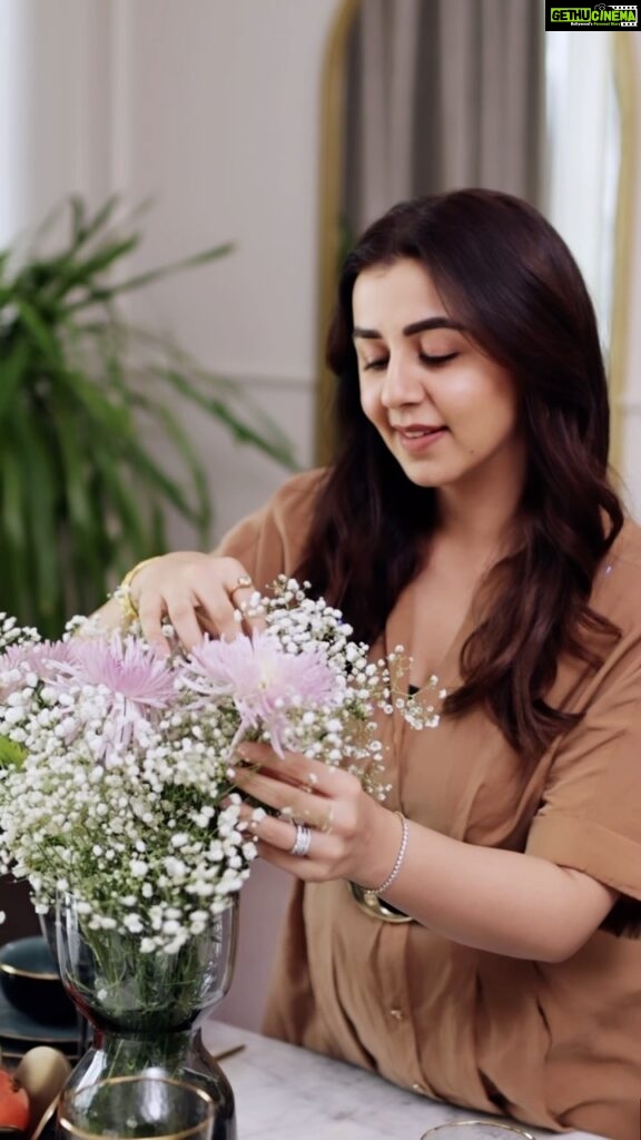 Nikki Galrani Instagram - When you’re newly married, each dinner with your partner feels like a special date night. Moreover, with frequent guests dropping by, expecting nothing less than a tastefully maintained home and delectable meals, I’m committed to going the extra mile. From sparkly clean showpieces to ensuring every utensil is hygienic, I’m meticulous about every detail. That’s why I trust the Bosch Dishwasher. It washes the dishes at 70 degrees Celsius, effectively eliminating 99.9% of germs, guaranteeing not only cleanliness but also safety for your utensils. To everyone out there, remember #SafeIsTheNewClean, and the Bosch Dishwasher is an indispensable addition to your kitchen. #SafelsTheNewClean #BoschHomeAppliances #HomeAppliances #Dishwasher #Hygiene