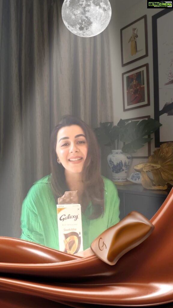 Nikki Galrani Instagram - Everyday life can become so mundane if we don’t remember to pause. Thanks to the all-new Galaxy Chocolate filter to turn all my ordinary moments into moments of pleasure.Now, it’s your turn to try it. Rules to follow: 1. Save the filter and post a photo or video using it. 2. Tag me and @marsgalaxyindia 3. Follow @marsgalaxyindia And it’s done! Stand a chance to get featured on my profile and a few lucky winners would be featured on the Galaxy Chocolate’s billboard in their cities. #GalaxyChocolate #ChoosePleasure