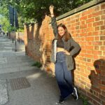 Nisha Agarwal Instagram - When I got some 🌤️ in London ❤️ This @weareperona Olive Melina Parka Jacket was my savior through wind and rain ❤️ it is light weight and easy to carry, it has a cotton lining that keeps u warm and to top it all it looks super smart ❤️ London, United Kingdom
