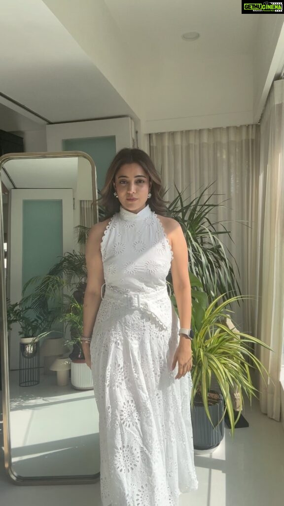 Nisha Agarwal Instagram - White is always bright ❤️ Wearing @zara
