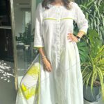 Nisha Agarwal Instagram - Easy breezy cotton wear from @riasjaipur Earrings @19dagaaccessories Footwear @fizzygoblet #fashion #outfitinspiration