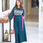 Nisha Agarwal Instagram - Embracing life's moments, like a breath of fresh air. Wearing @madzinlabel
