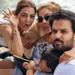 Nisha Agarwal Instagram - Happy Rakshabandhan ❤️ May this day build an eternal bond of love, care, support, respect and security, be it your brother or sister. Sending love @kajalaggarwalofficial @vikagg82 @kitchlug @thedailysoapcompany @anshoocooper Wearing @shopmulmul
