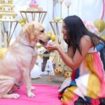Nisha Ravikrishnan Instagram - Everything is better with you 🐾♾️ I love you Bunny 🫶😘 #charlieforever❤️🕊🐾 #nimmanisharkn 🤍🖤