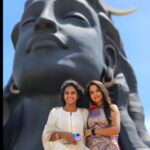 Nisha Ravikrishnan Instagram - Happy Birthday CocoMa 🧸🧿 I may not be there during your happy days..but i promise il stand by your tough times☺️🤜 Not just a party friend ...even a temple friend forever 🙈 Finally a long time wish fulfilled ☺️ n your bdy done right 🙏 I love You Sakhi ❤️🙈😘 Har Har Mahadeva 🙏🌸 #anvisha 🧿 Adiyogi Shiva statue