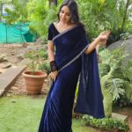 Nisha Ravikrishnan Instagram - Me and my never ending saree love 💌 ಎಲ್ಲರಿಗೂ ಗೌರಿ ಗಣೇಶ ಹಬ್ಬದ ಶುಭಾಶಯಗಳು 🌼 #nimmanisharkn 🖤🩶