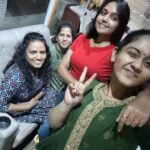 Nisha Ravikrishnan Instagram - Nights like this with @nisha_milanaa @usharavikrishnan and Amma 🌸♥️ 📍-@clouddining #meghanasunil #feature #foryou #explorepage #sisters #dinnerdate #hadfun #trending #nishamilana #instagram #insatgood #instamood #lifestyle #love