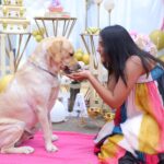Nisha Ravikrishnan Instagram - Everything is better with you 🐾♾️ I love you Bunny 🫶😘 #charlieforever❤️🕊🐾 #nimmanisharkn 🤍🖤