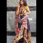 Nisha Ravikrishnan Instagram - Dancing through life's ups and downs with a heart full of joy 💃 Designed: @nishu_couture_ Outfit:@akshithaatrendz #nimmanisharkn 🖤🤍