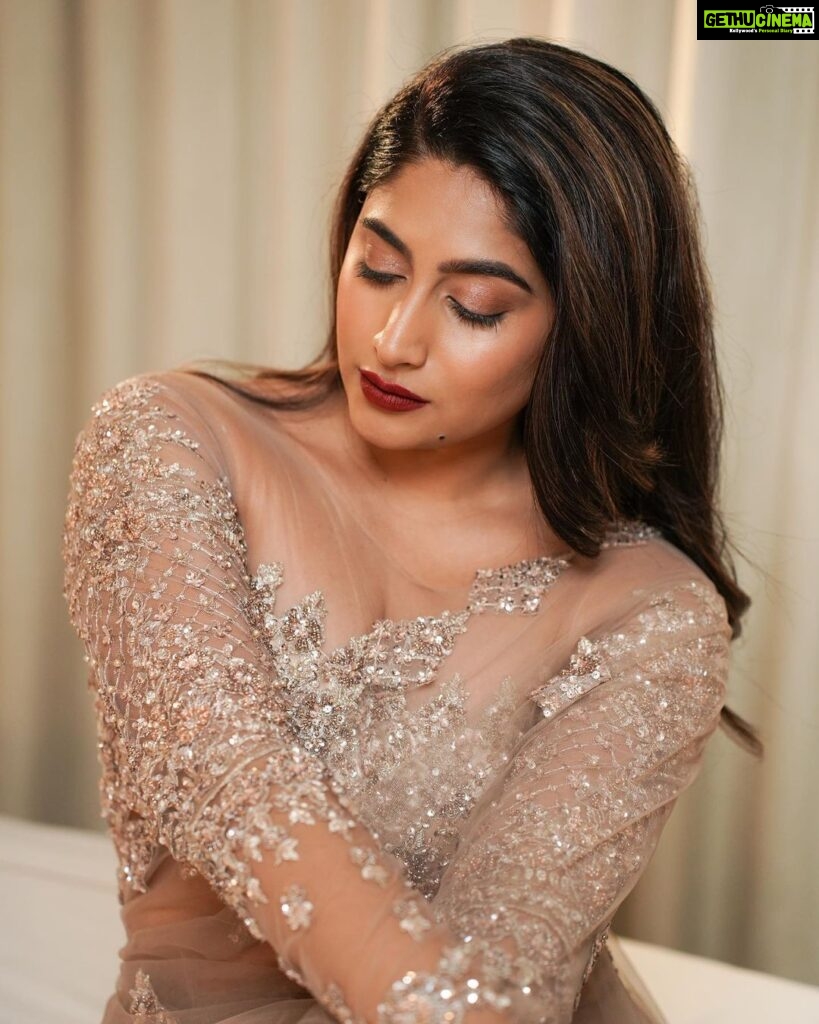Nishvika Naidu Instagram - Last bunch from the series 💁🏽‍♀ . . . . . . . Styled by - @label_divya_samal Outfit - @label_divya_samal Jewellery - @chaya_jewellery Make up - @makeupbyabhilasha Hair - @harshasingh512 Photographed - @theanandajith