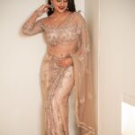 Nishvika Naidu Instagram - ✨Golden girl ✨ . . . . . . Styled by - @label_divya_samal Outfit - @label_divya_samal Jewellery - @chaya_jewellery Make up - @makeupbyabhilasha Hair - @harshasingh512 Photographed - @theanandajith Taj Yeshwantpur Bengaluru