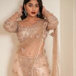 Nishvika Naidu Instagram - ✨Golden girl ✨ . . . . . . Styled by - @label_divya_samal Outfit - @label_divya_samal Jewellery - @chaya_jewellery Make up - @makeupbyabhilasha Hair - @harshasingh512 Photographed - @theanandajith Taj Yeshwantpur Bengaluru