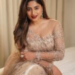Nishvika Naidu Instagram - ✨Shining brighter than diamond ✨ Thank you so much to my team for putting together this look for my debut Filmfare red carpet ❤️ . . . . . Styled by - @divya.samal Outfit - @label_divya_samal Jewellery - @chaya_jewellery Make up - @makeupbyabhilasha Hair - @harshasingh512 Photographed - @theanandajith Taj Yeshwantpur Bengaluru