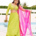Nishvika Naidu Instagram - Guru sishyaru coming to you tomorrow Sep 23rd Wearing this beautiful outfit by @bhargavi_vikyathi Captured by @arunkummar_portraits