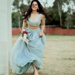 Nishvika Naidu Instagram - Me in my space 💁🏽‍♀️ . . . . . . . . Outfit - @label_divya_samal Make up - @abhilasha_kulkarni Hair - @harshasingh512 Jewellery - @pihtara_jewels Captured by - @bangalore.photographer