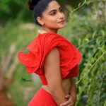 Nishvika Naidu Instagram - Shot by - @arunkummar_portraits Outfit - @pixie_yard_couture_studio Make up and hair - @enlivenmakeoverbysushma