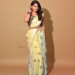 Nishvika Naidu Instagram - Desi girl vibe !!! Hair by the sweetest - @harshasingh512 Styling credits to - @m_anitha_naidu Mommy the best ❤️