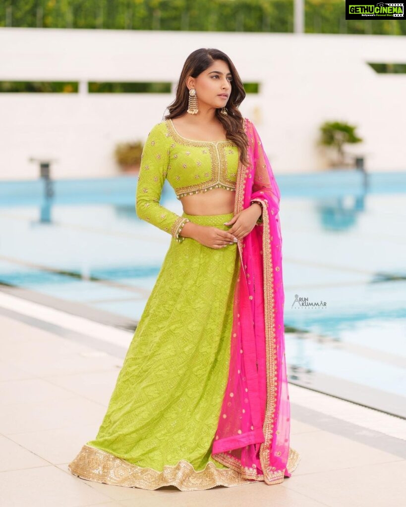 Nishvika Naidu Instagram - Guru sishyaru coming to you tomorrow Sep 23rd Wearing this beautiful outfit by @bhargavi_vikyathi Captured by @arunkummar_portraits