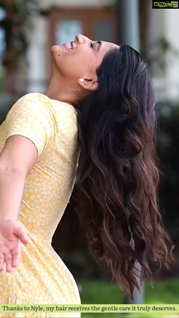 Nishvika Naidu Instagram - Embrace daily hair care with Nyle Naturals Dryness Hydration shampoo! 🌱✨ Infused with Amla, Tulsi, and Aloe Vera, it offers gentle care that your hair craves every day. Goodbye to dryness and say hello to hydrated, luscious locks. Join the #GentleHairCare revolution and experience the magic of natural ingredients. #NyleNaturals #HydrateYourLocks #HealthyHair #AmlaTulsiAloeVera #HaircareRoutine #GentleCareForYourHairEvery day