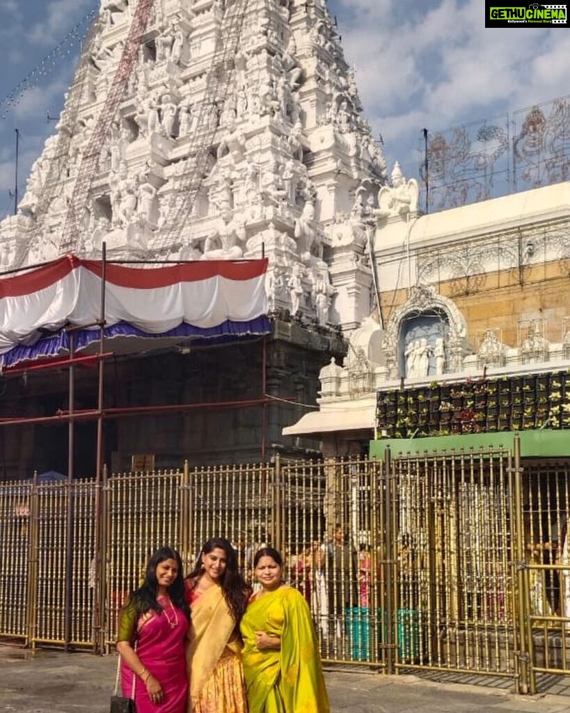 Nishvika Naidu Instagram - Grateful for everything I have ❤ TTD Thirumala Tirupathi Devasthanam - Thirumala ( Lord Venkateswara )
