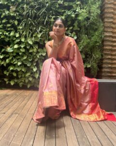 Nishvika Naidu Instagram - We are all smiles for saree ❤️