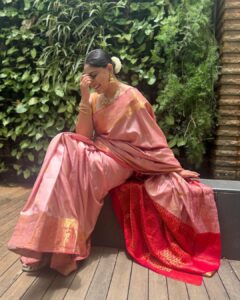 Nishvika Naidu Instagram - We are all smiles for saree ❤️