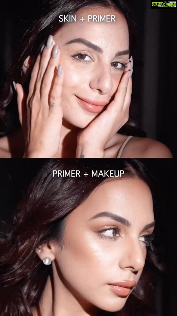 Nitibha Kaul Instagram - 80% women agree that the Lakme Blur Perfect Primer helps minimize the pores and gives you a smooth even tone base for makeup to last longer- so I had to test it out on my super oily skin- and boy can I tell you they were SO right! It has become my go to primer ever since 😍 @lakmeindia #Lakmeprimers #Lakme #LakmeMakeup #Primer