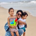 Nivedhithaa Sathish Instagram – Beach babies! 🤍