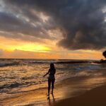 Nivedhithaa Sathish Instagram – It’s called a ‘calling’ for a reason. It speaks to you. Once you find it, you can’t ignore it. It’s like background music – never turning off, but making life more beautiful. 
Your destiny won’t be a whisper. It will be a scream. 🌅 

#Sunsetlover #Coastline #Srilanka #lustforlife Kosgoda, Sri Lanka