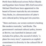 Pallavi Sharda Instagram - It’s been quite a journey from the suburbs of Melbourne, to the bustle of Bombay, to now sitting comfortably in the liminal spaces of Australian identity consciousness and storytelling. It is my hope that this appointment will be a pivotal pitstop in the journey of building and healing storytelling pathways. Thank you for your trust & leadership @tony_burke_au and for initiating the vital cultural policy that this nation has been waiting for. (…And don’t worry guys, I will still be dancing)