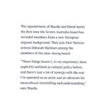 Pallavi Sharda Instagram - It’s been quite a journey from the suburbs of Melbourne, to the bustle of Bombay, to now sitting comfortably in the liminal spaces of Australian identity consciousness and storytelling. It is my hope that this appointment will be a pivotal pitstop in the journey of building and healing storytelling pathways. Thank you for your trust & leadership @tony_burke_au and for initiating the vital cultural policy that this nation has been waiting for. (…And don’t worry guys, I will still be dancing)