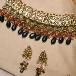 Pankhuri Awasthy Rode Instagram - Accessorizing with our Arohi necklace is like adding a touch of magic to your outfit!💫 . . . . #houseofaekaya #indianjewellery #jewellerydesign #madeinindia #necklace #jewellerylove #festivewear #festivecollection Festive jewellery, Festive season, choker, kundan choker