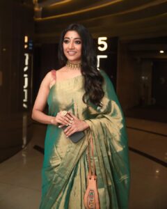 Paoli Dam Instagram - Styled by @poulami.rgupta 
Saree @vilasabengal
Jewellery @runway_hit 
Makeup by @makeupartist_sourav
Hair by @shyamali.das.7583
Photographed by @avipal_official 
.
.
.
.
#saree #portrait #photographs #photoshoot #photogram #instafit #instarepost #carouselpost #instasnaps #potd #instafashion #ethnicwear #sareelover #instagood #paolidam #paolidamofficial