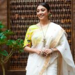 Paoli Dam Instagram - 💛🤍 Styling by @poulami.rgupta Jewellery by @dazzlingdanglersbyruchi Blouse by @sayantighoshdesignerstudio Makeup by @makeupartist_sourav Hair by @shyamali.das.7583 . Photographed by @avipal_official . . . #yellow #white #sareelove #instagram #carouselpost #instafit #postoftheday #potd #pujolook #outfitoftheday #lookoftheday #instarepost #paolidam #paolidamofficial