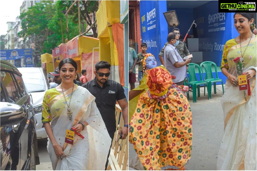 Paoli Dam Instagram - আড্ডা আনন্দ হৈহুল্লোড়ে কাটলো @zee24ghanta -এর মহাপুজোর খোঁজ। সকলকে জানাই শুভ শারদীয়া। . . . . #pujoadda #pandalhopping #mahapujo #durgapuja #happiness #subhosarodiya #instagram #instapost #potd #paolidam #paolidamofficial