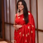 Paoli Dam Instagram - Make up & Hair by @aniruddhachakladar Styling by @poulami.rgupta Jewellery @runway_hit Photographed by @avipal_official . . . . . #red #redlover #redsaree #portraits #photographs #photogram #portraitphotography #instagram #instapost #instacarousel #instaphoto #instagood #ootd #paolidam #paolidamofficial