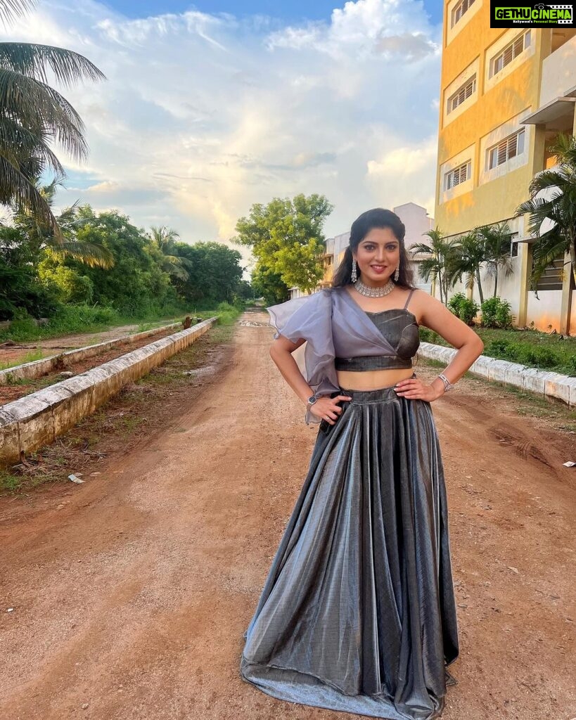 Papri Ghosh Instagram - I dress up to impress myself in the mirror Costume and jewelry @zyr_designingstudio #actress #dress #jewelry #nature #sky Tiruvannamalai