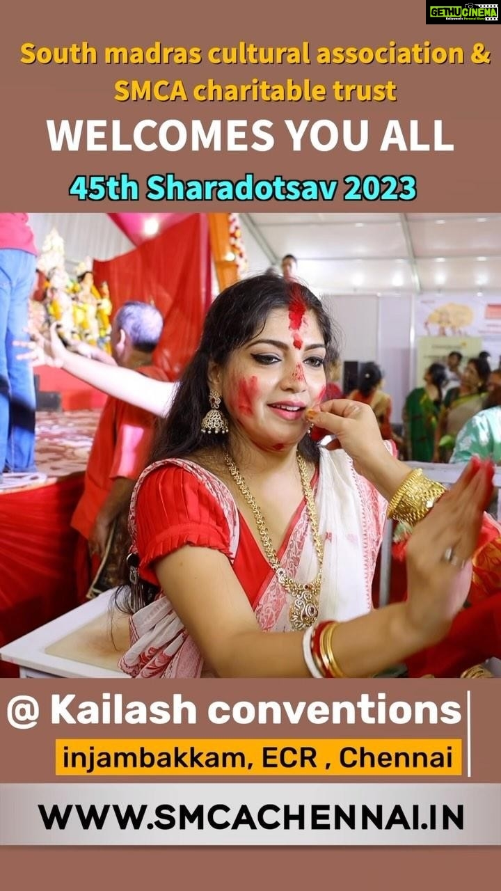 Papri Ghosh Instagram - Durgapuja in Chennai #smca #durgapuja #chennai #bengali #festival #puja #culture #dance #food #competition