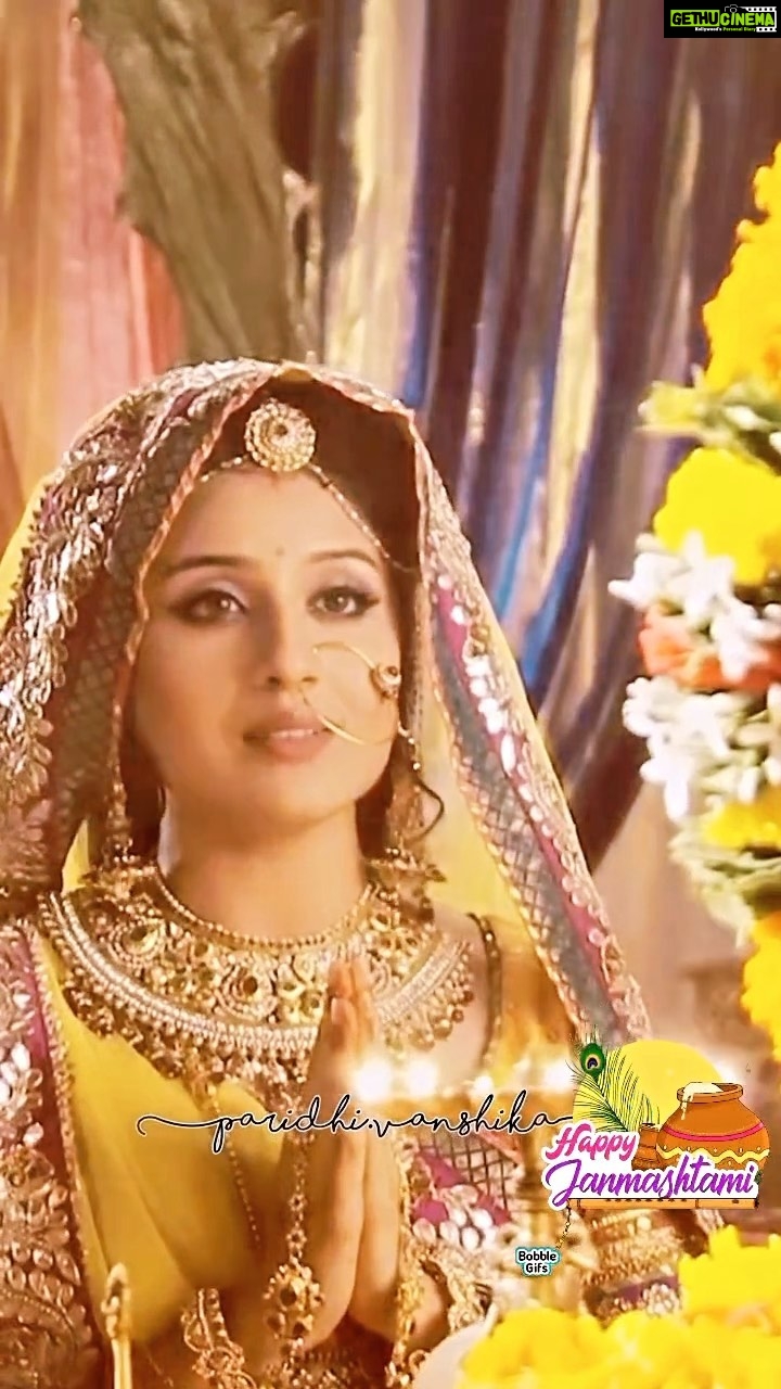 Paridhi Sharma Instagram - जय श्री कृष्ण❤️🙏 #happyjanmashtmi #jodha #prayers #fanpage