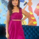 Paridhi Sharma Instagram - The Pink Glow🌸 #actress #pink #pressconference #Siikho #media #shine #smile #actorslife Dress designer @mayatrijaiswar @mayatrijaiswar16.mj Make Up Artist @makeup_artist_dimple_tendulkar