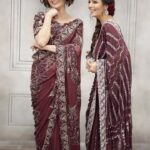 Parull Chaudhry Instagram - Introducing our glamorous cocktail saree collection, where Elegance meets style with @kharazari Get ready to make a statement and turn heads at every party. Cheers to Fashion-Forward Evenings 🥂 Fashion Designer @inehapahuja Production @officialcaveman In Frame @parullchaudhry & @dearmansi Photographer @vatsal_shethia_photography Jewellery @roopalsbridalcollection Makeup @santosh_makeupartist Hair @fatimashaikhhairstylist #kharazari #kharazaribynehapahuja #cocktailsaree #designersarees #hautecouture #indianwedding #indianwear Mumbai, Maharashtra
