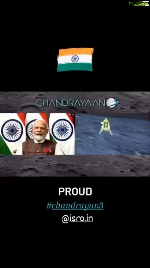 Parull Chaudhry Instagram - Tere waaste falak se main chand launga… Sach main chand laane pahunch gaye hum chaand par All I want to say is that I am such a proud Indian today 🇮🇳 Congratulations @isro.in to all your team members and our skilled scientists. Try try till you succeed. @narendramodi ji you have created history 🇮🇳 Jai Hind 23-08-2023 Mumbai - मुंबई
