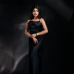 Pavithra Lakshmi Instagram - Black is a colour of pure chic and elegance 🫰🫶 Photography @arungnanavel Wearing @sameenasofficial Makeup @kabooki_mua Hair @priyas_hairaffair