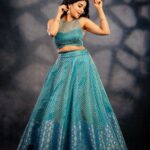 Pavithra Lakshmi Instagram - When it's Barbie all over, I still simp on Cinderella 🩵 Photography @georgesimon_m Wearing @studio149 Mua @renuka_mua Jewellery @rimliboutique