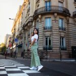 Pavithra Lakshmi Instagram - Hand me a bouquet and call me senorita, as I walk on Parisian streets🫶♥️ Captured by @georgesimon_m