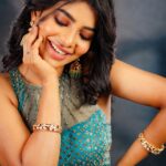 Pavithra Lakshmi Instagram - When it's Barbie all over, I still simp on Cinderella 🩵 Photography @georgesimon_m Wearing @studio149 Mua @renuka_mua Jewellery @rimliboutique