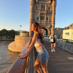 Payal Rajput Instagram – Keep Calm & Cross the Tower Bridge 🌉 
#londondiaries 🇬🇧 Tower Bridge, London