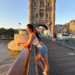 Payal Rajput Instagram – Keep Calm & Cross the Tower Bridge 🌉 
#londondiaries 🇬🇧 Tower Bridge, London