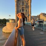 Payal Rajput Instagram – Keep Calm & Cross the Tower Bridge 🌉 
#londondiaries 🇬🇧 Tower Bridge, London